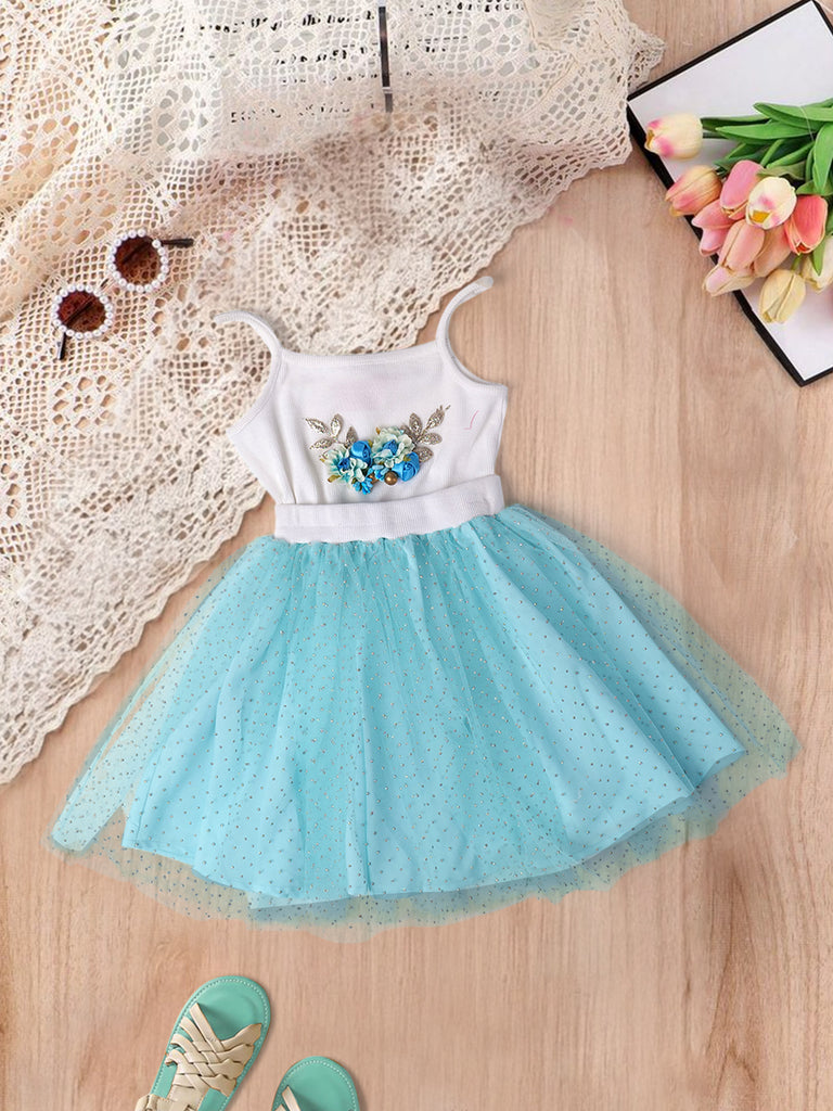 White & Blue Dress (D25001914)